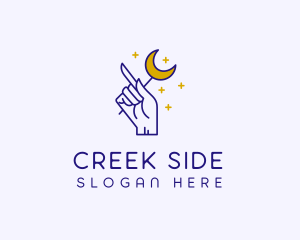 Celestial Hand Astrologist logo design