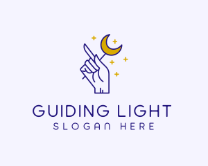 Celestial Hand Astrologist logo design