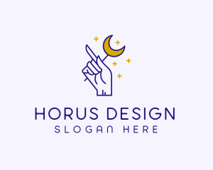 Celestial Hand Astrologist logo design