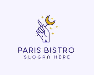 Celestial Hand Astrologist logo design