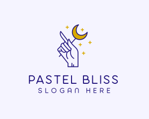 Celestial Hand Astrologist logo design