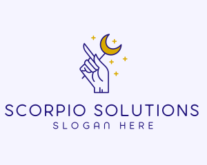 Celestial Hand Astrologist logo design