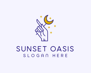 Celestial Hand Astrologist logo design