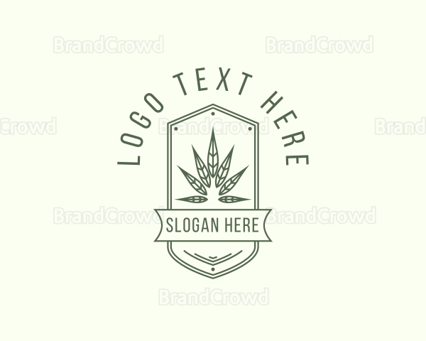 Marijuana Leaf Plant Logo