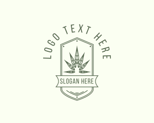 Marijuana Leaf Plant Logo