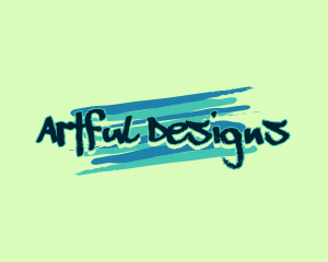 Artist Painting Graffiti logo design