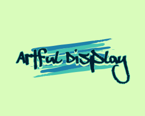 Artist Painting Graffiti logo design