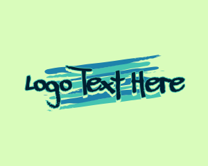 Artistic - Artist Painting Wordmark logo design