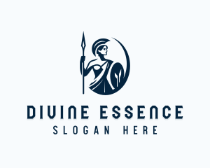 Goddess Woman Spear logo design