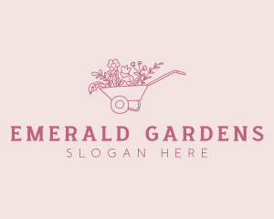 Floral Landscaping Plant logo design