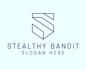 Modern Shield Letter S logo design