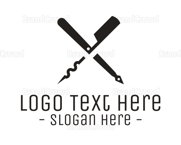 Monochromatic Cutting Tools Logo