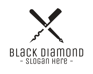 Monochromatic Cutting Tools logo design