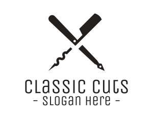 Monochromatic Cutting Tools logo design