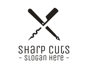 Monochromatic Cutting Tools logo design