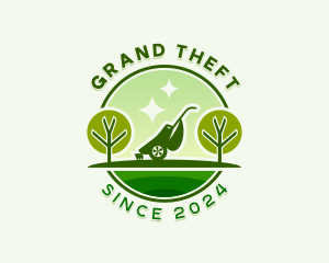 Gardener - Gardening Lawn Mower logo design