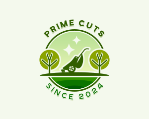 Gardening Lawn Mower logo design