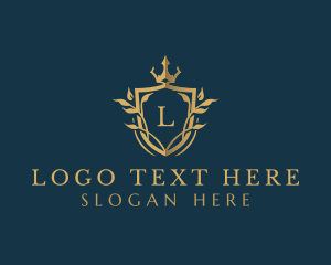 Foliage - Boutique Crown Shield logo design