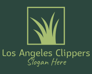Green Grass Lawn  Logo