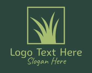 Green Grass Lawn  Logo