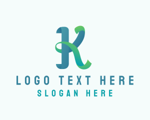 App - Creative Company Letter K logo design