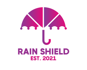 Umbrella - Digital Umbrella App logo design