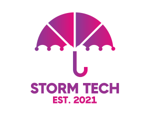 Storm - Digital Umbrella App logo design