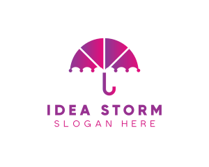 Digital Umbrella App logo design