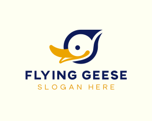 Geese - Fowl Duck Goose logo design