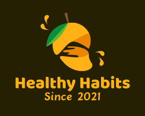 Nutrition - Mango Fruit Juice logo design