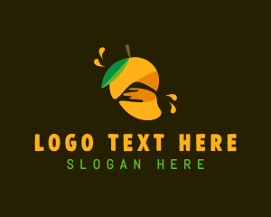 Fruit - Mango Fruit Juice logo design