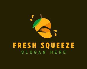 Juicer - Mango Fruit Juice logo design