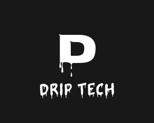 Dripping - Liquid Paint Dripping logo design
