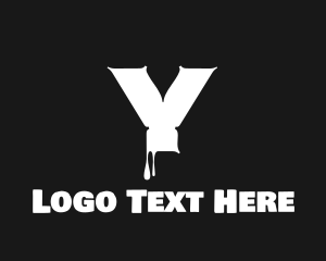 Anime - Liquid Letter Y Font logo design
