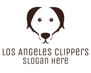 Pet Care - Brown Dog Head logo design