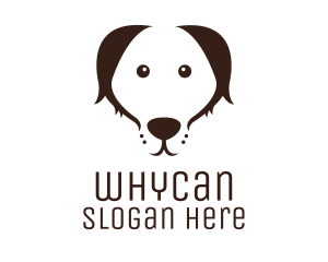 Pet Clinic - Brown Dog Head logo design