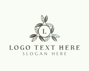 Luxury - Leaf Natural Boutique logo design