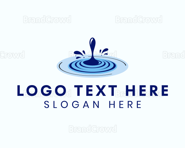 Water Drop Ripple Logo | BrandCrowd Logo Maker