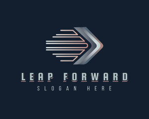 Forward Arrow Logistic logo design