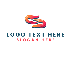 Creative Business Letter S logo design