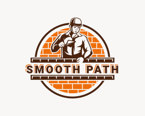 Paving - Handyman Paving Brick logo design