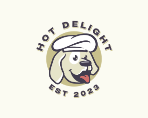 Chef Dog Animal logo design