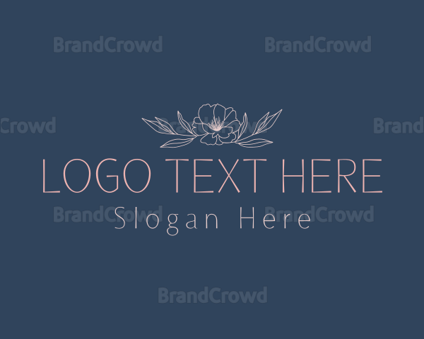 Beauty Elegant  Flower Logo