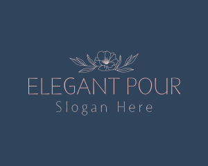 Beauty Elegant  Flower logo design