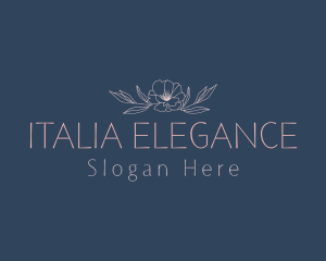 Beauty Elegant  Flower logo design