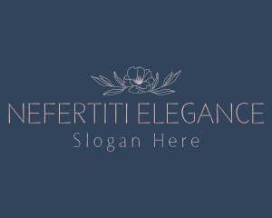 Beauty Elegant  Flower logo design