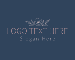 Leaf - Beauty Elegant  Flower logo design