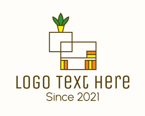 Home - Home Bookshelf Furniture logo design