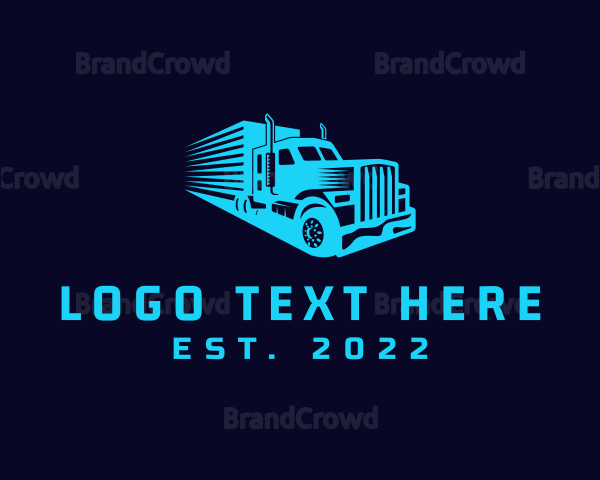 Trucking Logistic Forwarding Logo