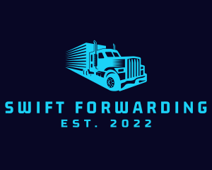 Trucking Logistic Forwarding  logo design